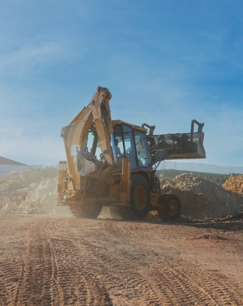 Maquinaria de excavación (Transportes Javi Ortega)